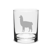 Llama Deep Etched Classic Whiskey Decanter