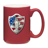 Statue of Liberty Red Coffee Mug
