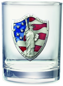 Statue of Liberty Double Old Fashioned Glass