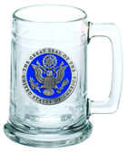 Great Seal of USA Stein Glass