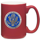 Great Seal of USA Red Coffee Mug