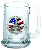 US Capitol Dome Stein Glass