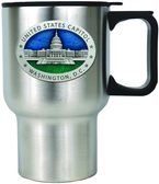 US Capitol Building Travel Mug