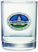 US Capitol Building Double Old Fashioned Glass