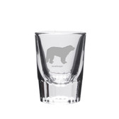 Leonberger Deep Etched Shot Glass
