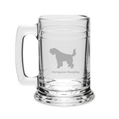 Portuguese Sheepdog Deep Etched 15 oz Colonial Tankard