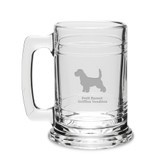 Petit Basset Griffon Vendeen Deep Etched 15 oz Colonial Tankard