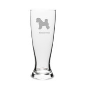 Bichon Frise Deep Etched 23 oz University Beer Pilsner
