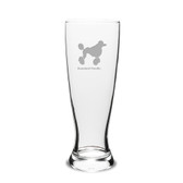 Standard Poodle Deep Etched 23 oz University Beer Pilsner