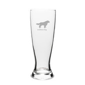 Landseer Dog Deep Etched 23 oz University Beer Pilsner