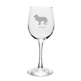 Field Spaniel 12 oz Classic White Wine Glass