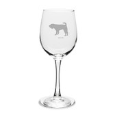 Shar Pei 12 oz Classic White Wine Glass