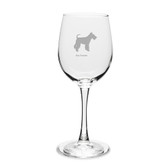 Fox Terrier 12 oz Classic White Wine Glass