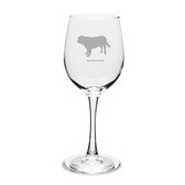 Spanish Mastif 12 oz Classic White Wine Glass