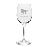 Entlebucher Mountain Dog 12 oz Classic White Wine Glass