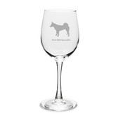 West Siberian Laika 12 oz Classic White Wine Glass