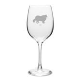 Collie 16 oz Classic White Wine Glass