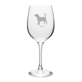 Beagle 16 oz Classic White Wine Glass