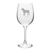 Rotweiler 16 oz Classic White Wine Glass
