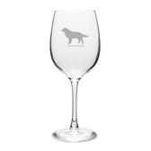 Bernese Mountain Dog 16 oz Classic White Wine Glass