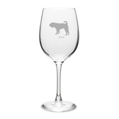 Shar Pei 16 oz Classic White Wine Glass