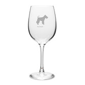 Fox Terrier 16 oz Classic White Wine Glass