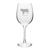 Spanish Mastif 16 oz Classic White Wine Glass