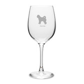 Pumi Dog 16 oz Classic White Wine Glass