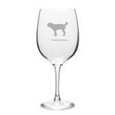 Petit Brabanson Deep Etched 19 oz Classic Red Wine Glass