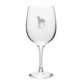 Beauceron Deep Etched 19 oz Classic Red Wine Glass