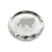Collie Deep Etched Paperweight
