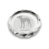 Cirneco Dell'Etna Deep Etched Paperweight