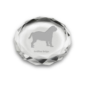 Griffon Beige Deep Etched Paperweight