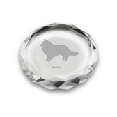 Sheltie Deep Etched Paperweight
