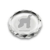 Afghan Greyhound Deep Etched Paperweight