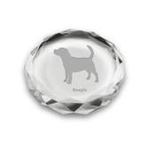 Beagle Deep Etched Paperweight