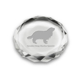 Cavalier King Charles Spaniel Deep Etched Paperweight