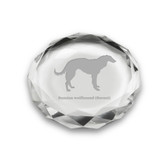 Russian Wolfhound (Borzol) Deep Etched Paperweight