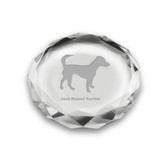 Jack Russel Terrier Deep Etched Paperweight