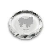 Pekingese Deep Etched Paperweight