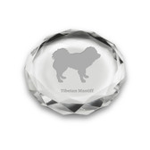 Tibetan Mastiff Deep Etched Paperweight