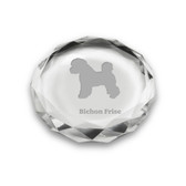 Bichon Frise Deep Etched Paperweight