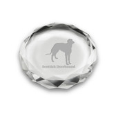 Scottish Deerhound Deep Etched Paperweight