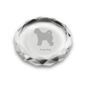 Pumi Dog Deep Etched Paperweight