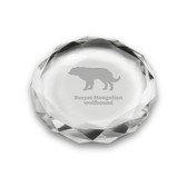 Buryat-Mongolian Wolfhound Deep Etched Paperweight