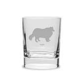Collie Luigi Bormioli 11.75 oz Square Round Double Old Fashion Glass