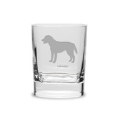 Labrador Luigi Bormioli 11.75 oz Square Round Double Old Fashion Glass
