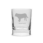 Spanish Mastif Luigi Bormioli 11.75 oz Square Round Double Old Fashion Glass