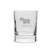 Sealy Terrier Luigi Bormioli 11.75 oz Square Round Double Old Fashion Glass