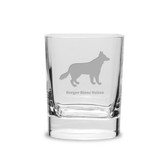 Berger Blanc Suisse Luigi Bormioli 11.75 oz Square Round Double Old Fashion Glass